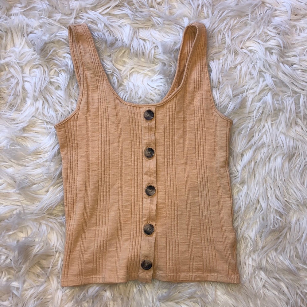 American Eagle Yellow Tank Top Size XS
